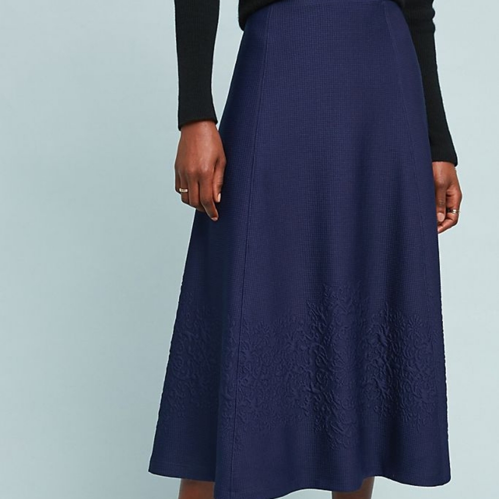 Maeve Anthropologie Stretch A-Line Skirt M NWT